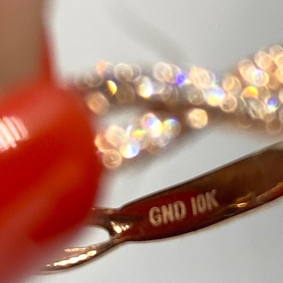 1/5 Carat Round White Diamond Ladies infinity Ring 10k Rose Gold - Picture 6 of 6